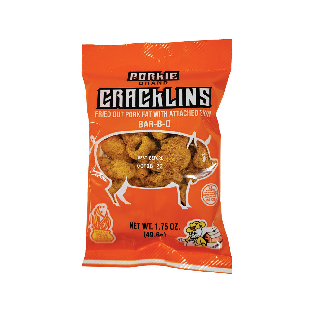 Porkie's Barbeque Seasoning Pork Cracklins - 1.75oz (Pick Up)